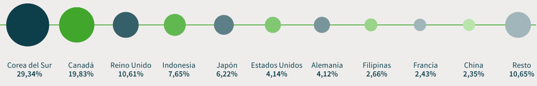 exposición geográfica Hamco Global Value Fund