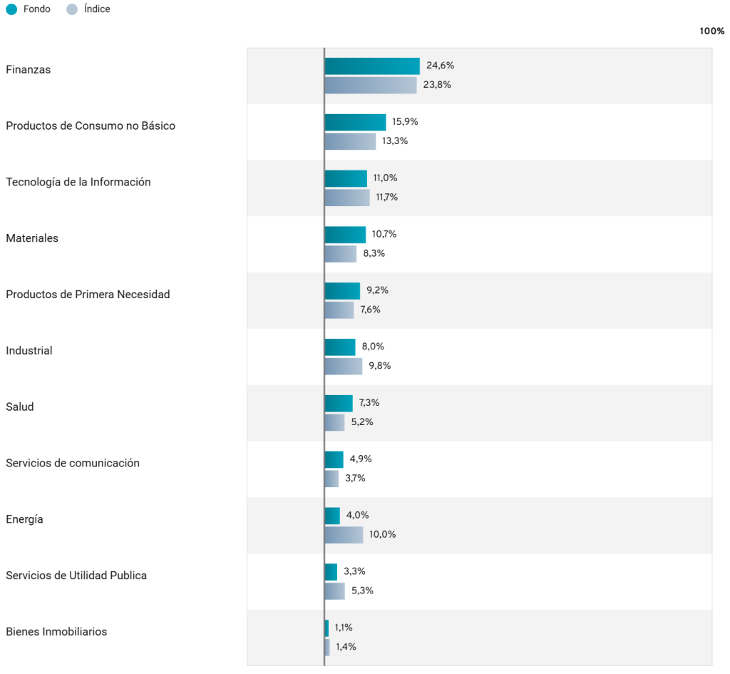 Robeco Indian Equities sectores