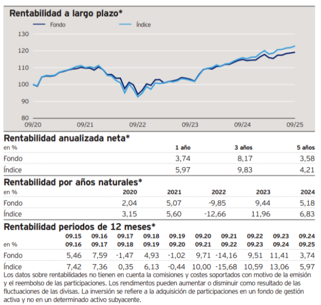 Invesco Pan European High Income rentabilidad